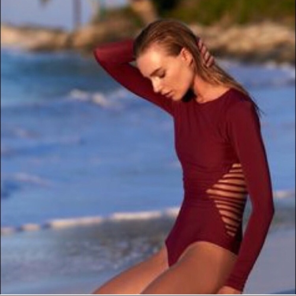 Free people long sleeve swimsuit